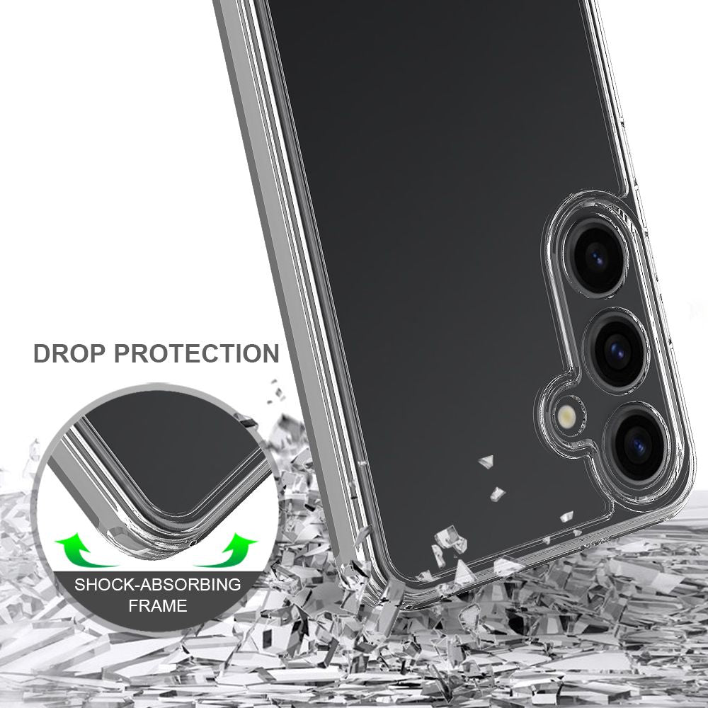 Clear Acrylic + TPU Anti-Scratch Case for Samsung Galaxy A55 5G